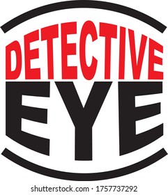 Vektordesign für das Design des Detektivlogo