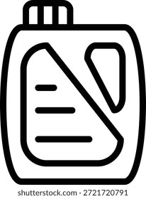 Estilo del icono del detergente del diseño del Vector