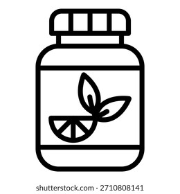 Diseño de Vector Detox Icon Style