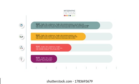 Vector design diagram presentation can use with report of Business compensation, Marketing profits,research. Infographic illustration.