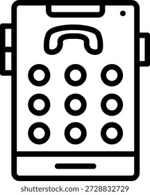 Vector Design Dialer Icon Style
