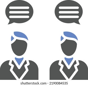 Vector Design Dialogue Icon Style