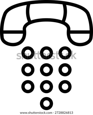 Vector Design Dialpad Icon Style