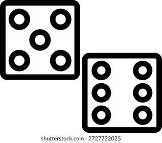 Diseño de Vector Dices Icon Style