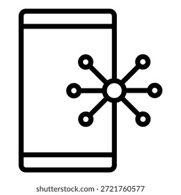 Vektordesign Digitale Wirtschaft Symbolstil