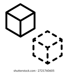 Diseño de Vector Digital Twins Icon Style