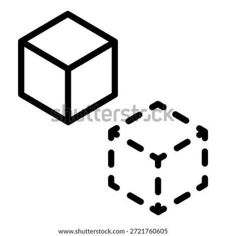 Vector Design Digital Twins Icon Style