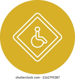 Vector Design Disabled Icon Style