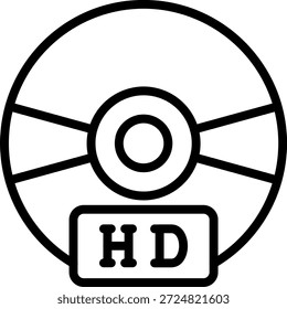 Vector Design Disc Quality Icon Style