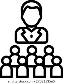 Estilo de Ícone de Disciplina de Design de Vetor