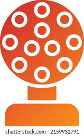 Vector Design Disco Ball Icon Style