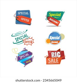 vector design for discount promo template