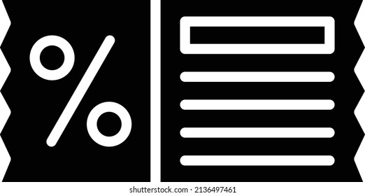 Vector Design Discount Ticket Icon Style