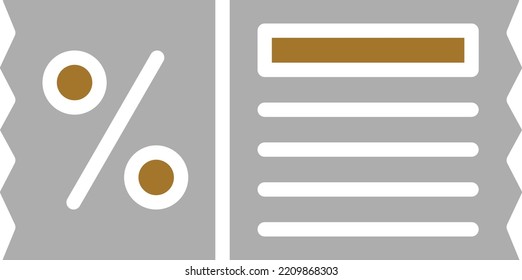 Vector Design Discount Ticket Icon Style