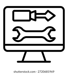 Diseño de Vector Opciones de visualización Estilo de icono