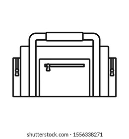 Vector design of diver and tool icon. Graphic of diver and regulator Stock vector illustration.