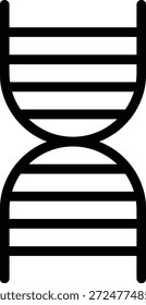 Estilo de icono de ADN de diseño de Vector