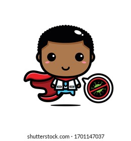 Vector design doctor is a hero