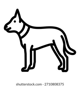Estilo de icono de perro de diseño de Vector