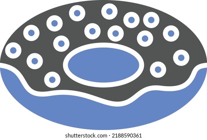 Vektordesign-Donuts-Symbolstil