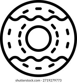 Diseño de Vector Donut Icon Style