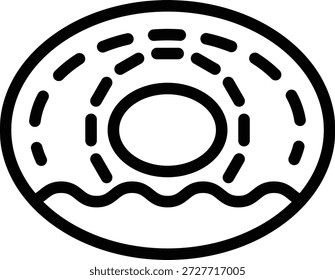 Vector Design Donut Icon Style