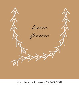 Vector  design  Doodle decorative element.For design template,invitation.