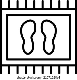 Vector Design Door Mat Icon Style