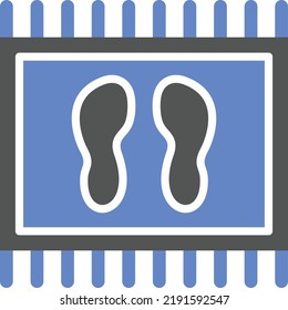 Vector Design Door Mat Icon Style