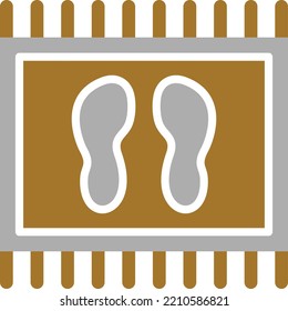 Vector Design Door Mat Icon Style