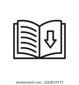 Vector Design Download Book Icon Style