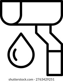 Vector Design Downspout Icon Style