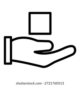 Symbolstil des Ziehgriffs für Vektordesign