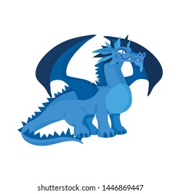 Vector design of dragon and lizard symbol.  