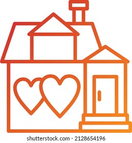 Vector Design Dream House Icon Style