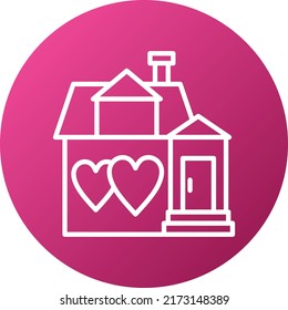 Vector Design Dream House Icon Style