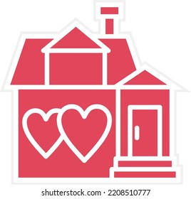 Vector Design Dream House Icon Style