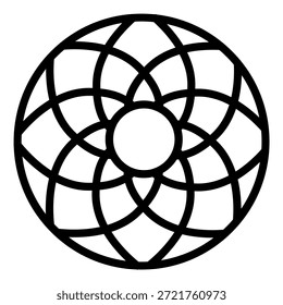 Diseño de Vector Dreamcatcher Icon Style