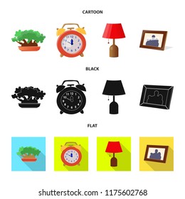 Vector design of dreams and night icon. Set of dreams and bedroom vector icon for stock.