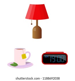 Vector design of dreams and night icon. Collection of dreams and bedroom vector icon for stock.