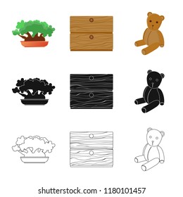 Vector design of dreams and night logo. Set of dreams and bedroom stock vector illustration.