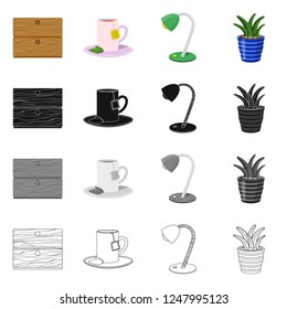 Vector design of dreams and night logo. Collection of dreams and bedroom vector icon for stock.