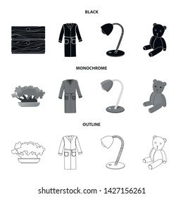 Vector design of dreams and night logo. Collection of dreams and bedroom vector icon for stock.