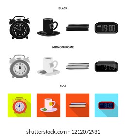 Vector design of dreams and night sign. Collection of dreams and bedroom vector icon for stock.