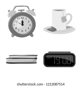 Vector design of dreams and night symbol. Collection of dreams and bedroom vector icon for stock.