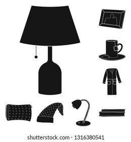 Vector design of dreams and night symbol. Collection of dreams and bedroom vector icon for stock.