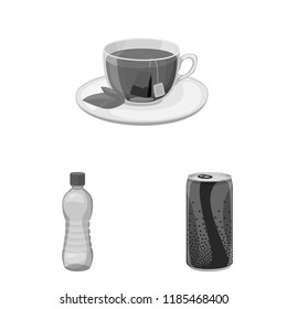 Vector design of drink and bar symbol. Set of drink and party stock symbol for web.