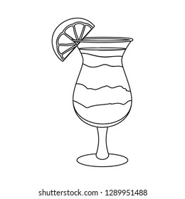 Vector design of drink and bar symbol. Set of drink and party stock symbol for web.