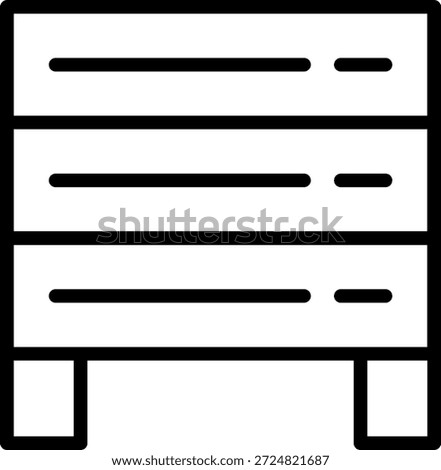 Vector Design Drive Cage Icon Style