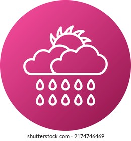 Vector Design Drizzle Icon Style